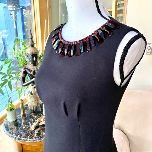 KATE SPADE ♠️ 2. ♥️PERFECT, CLASSY LBD ! JEWELED NECKLINE💎— BRAND NEW! GORGEOUS - Picture 8 of 13